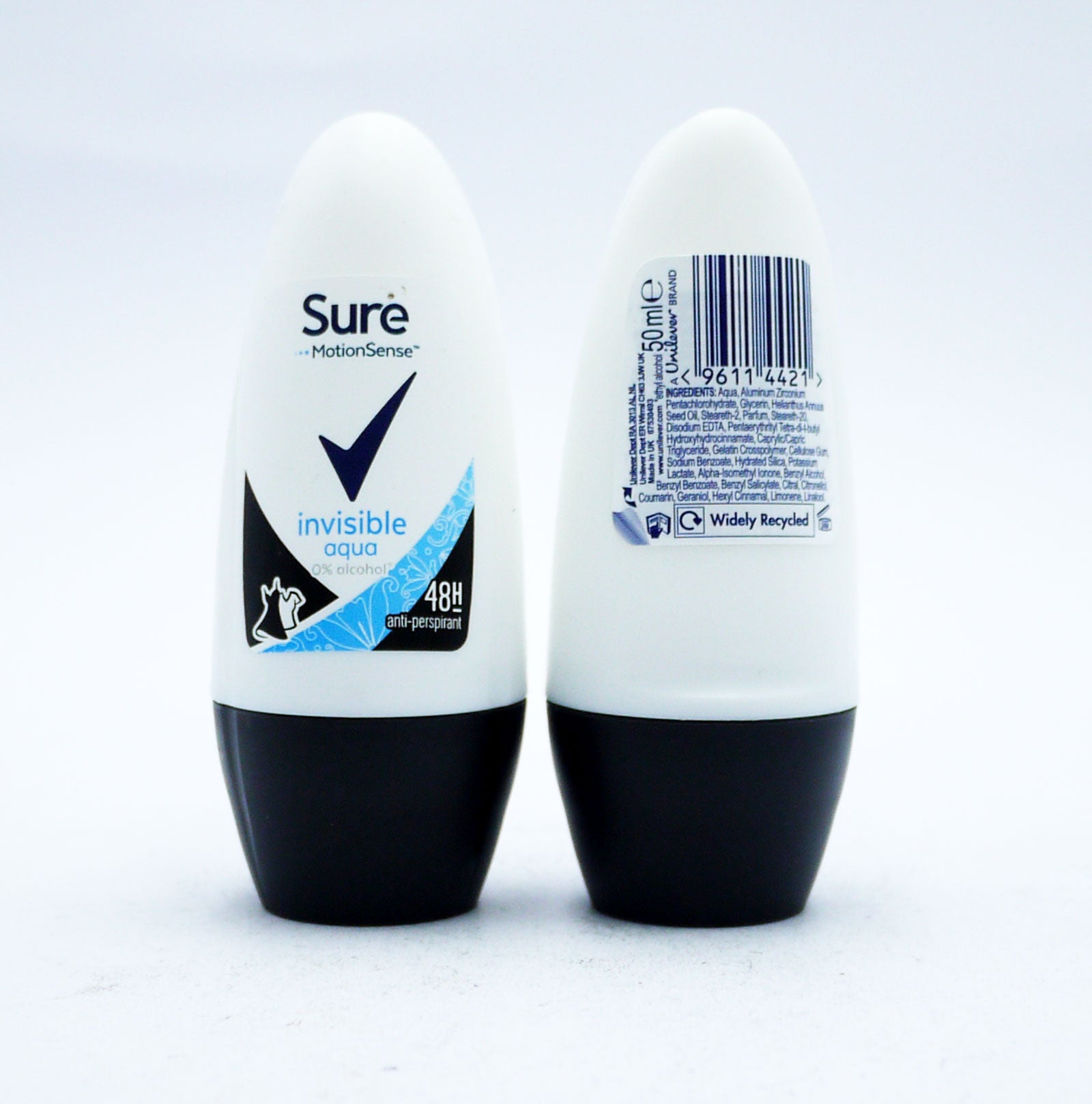 Sure Invisible Aqua Roll On 50ml Sure Invisible Aqua Roll On 50ml